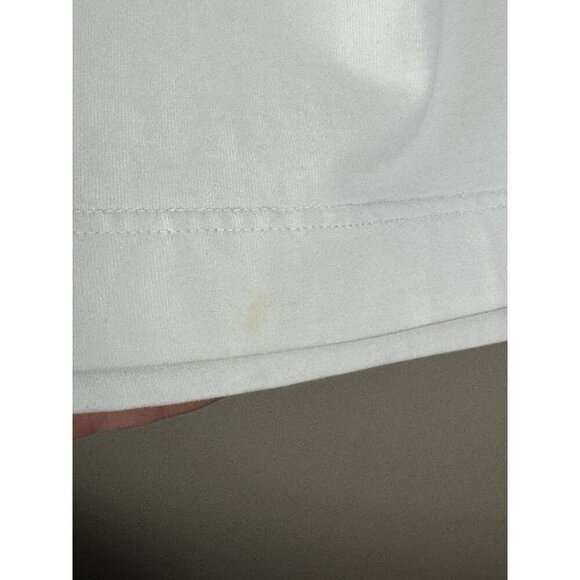 Nautica Sailing Club Polo 2XLT Blue White Coast Cup Y2K Nautical Prep FLAW - Picture 13 of 15